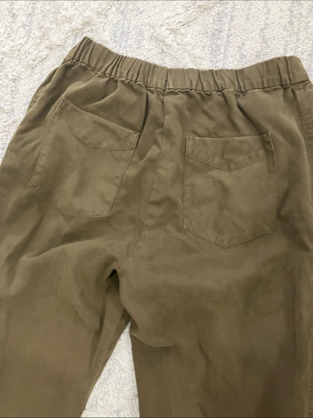 Women’s Golden by TNA,  Aritzia cotton / linen blend pants. 28” Waist / medium - Picture 6 of 6